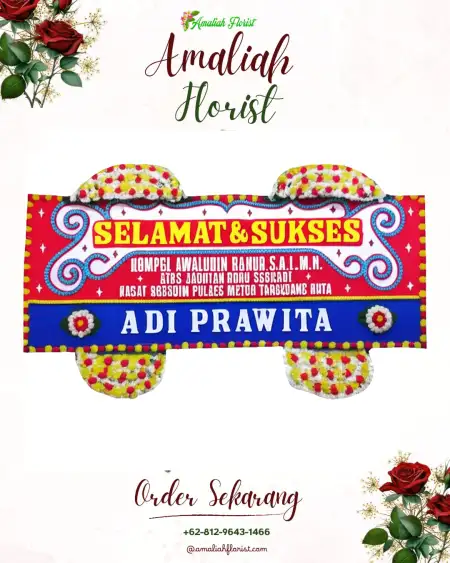 Papan Bunga Ucapan Selamat Sabiyan